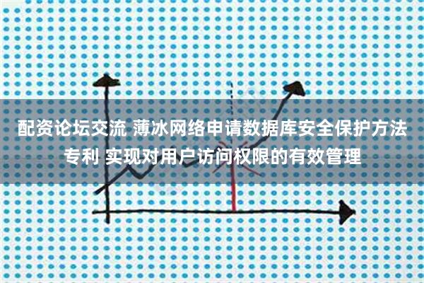 配资论坛交流 薄冰网络申请数据库安全保护方法专利 实现对用户访问权限的有效管理