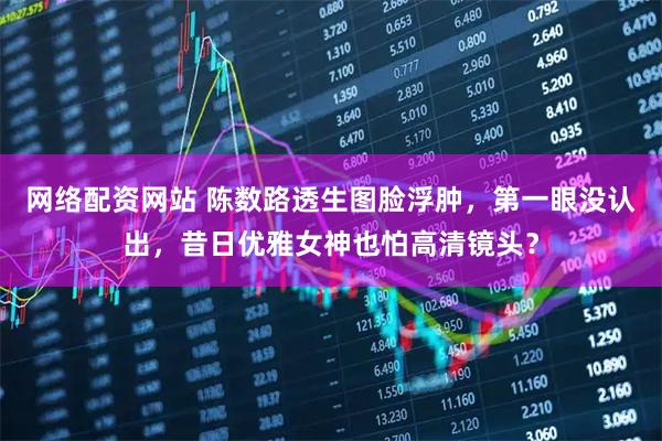 网络配资网站 陈数路透生图脸浮肿，第一眼没认出，昔日优雅女神也怕高清镜头？